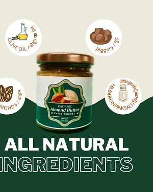 Organic All Natural Almond Butter